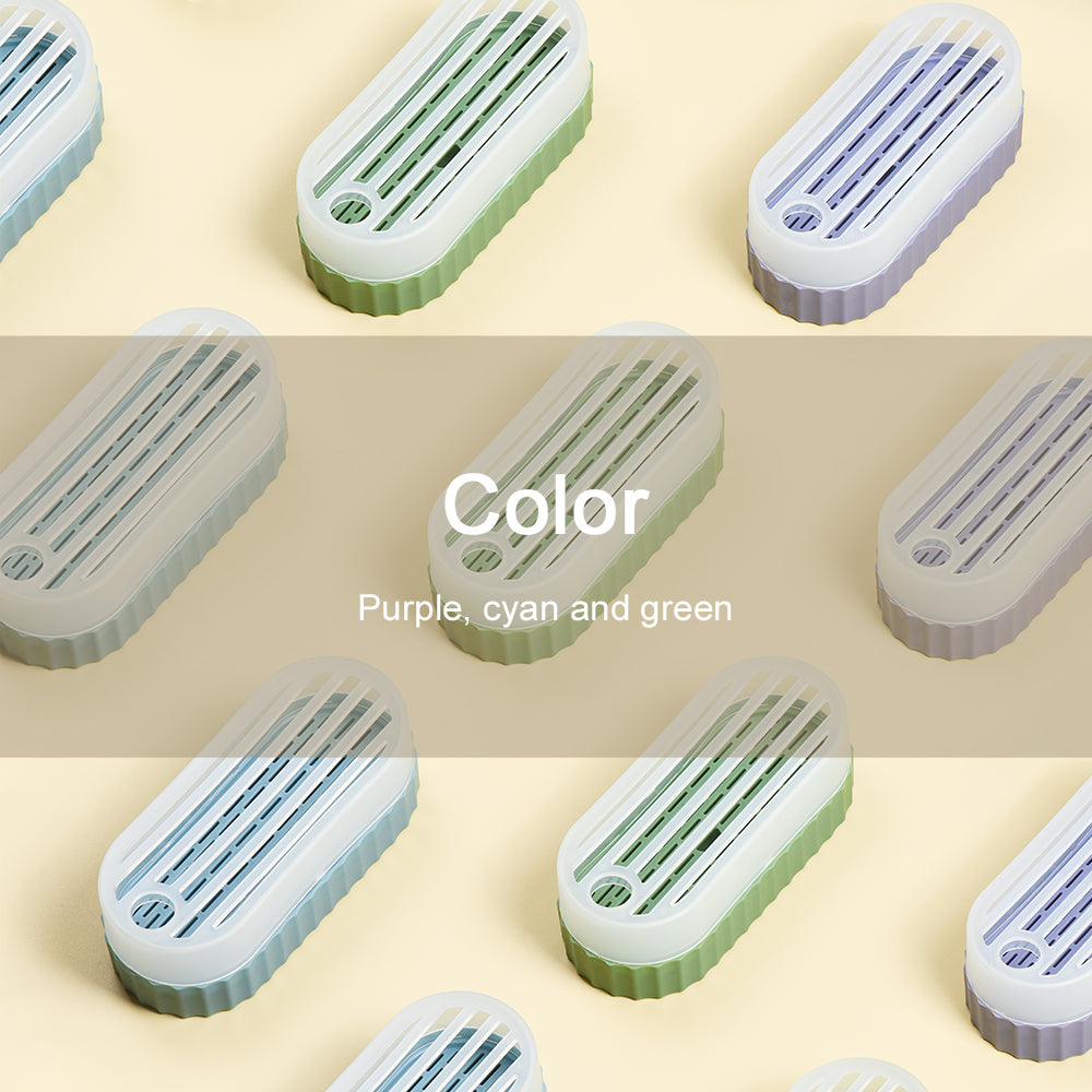 PAKEWAY Cyan Cat Grass Pot with 2pcs bags of Wheat Seed Cyan