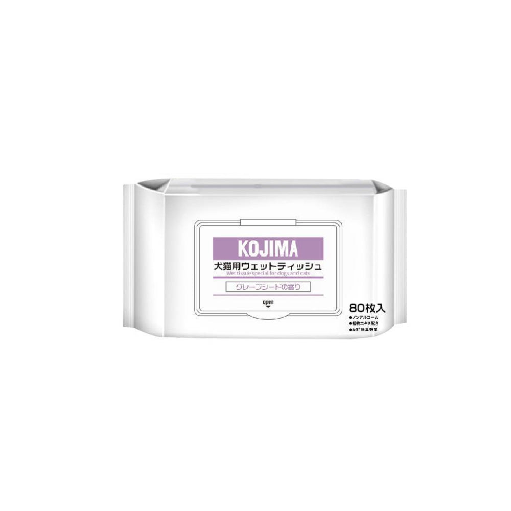 KOJIMA Fruit Dog & Cat Wipes 80pcs