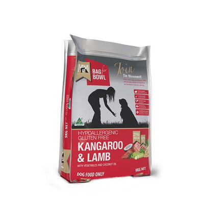 MEALS FOR MUTTS Grain & Gluten Free Kangaroo & Lamb Adult Dry Dog Food 9kg