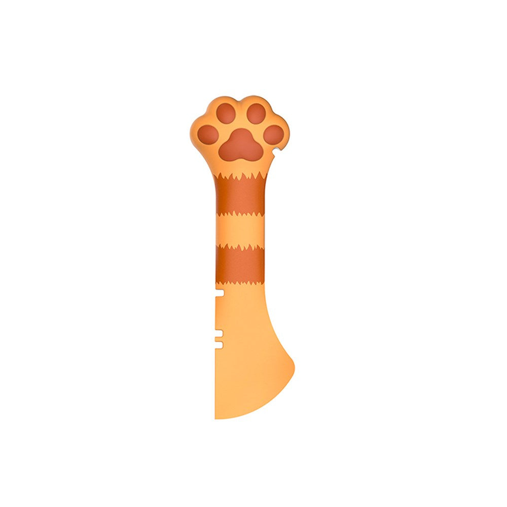 CAN OF CAT Orange Multi-Function Pet Stirring Spoon & Can Food Opener