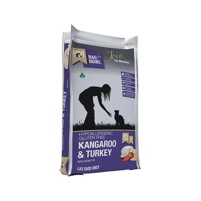 MEALS FOR MEOWS Cat Kangaroo & Turkey Grain & Gluten Free 9kg (Purple bag)