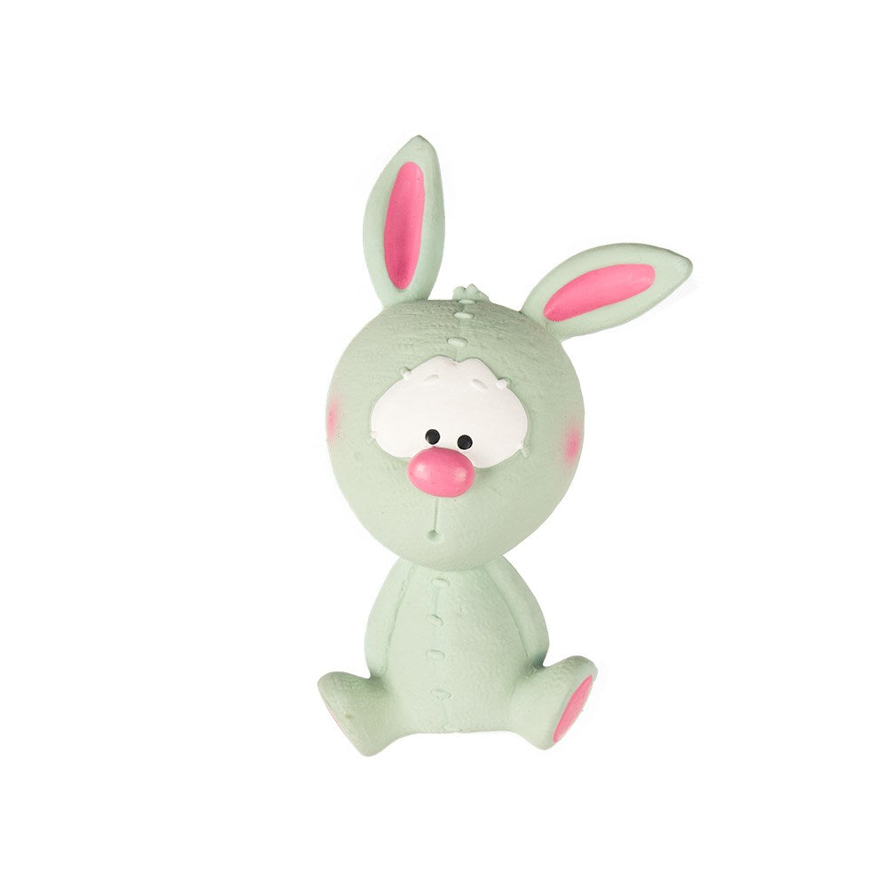 FOFOS Latex Bi Small Rabbit Dog Squeaker Toy