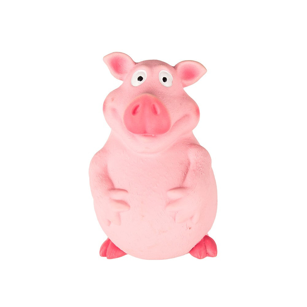 FOFOS Latex Bi Pig Dog Squeaker Toy