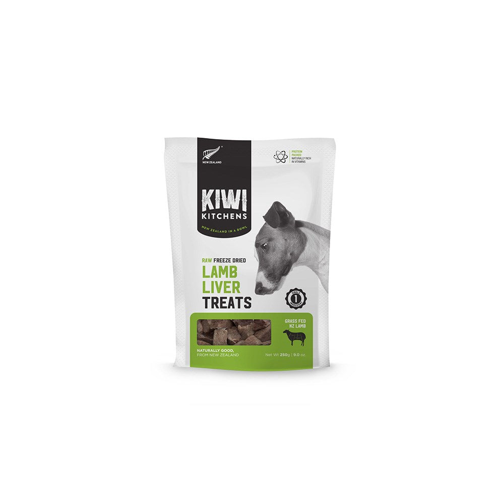 KIWI KITCHENS Lamb Liver Freeze Dried Dog Treats 250g