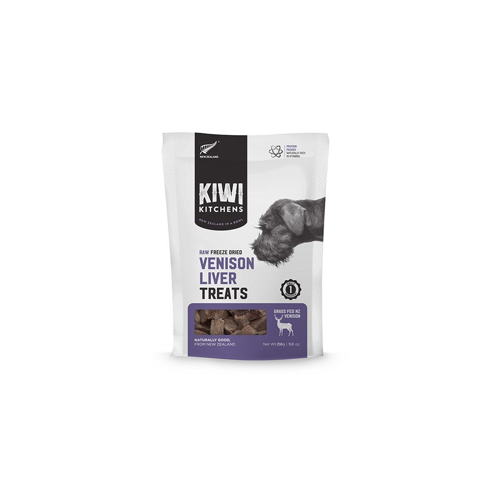 KIWI KITCHENS Venison Liver Freeze Dried Dog Treats 250g
