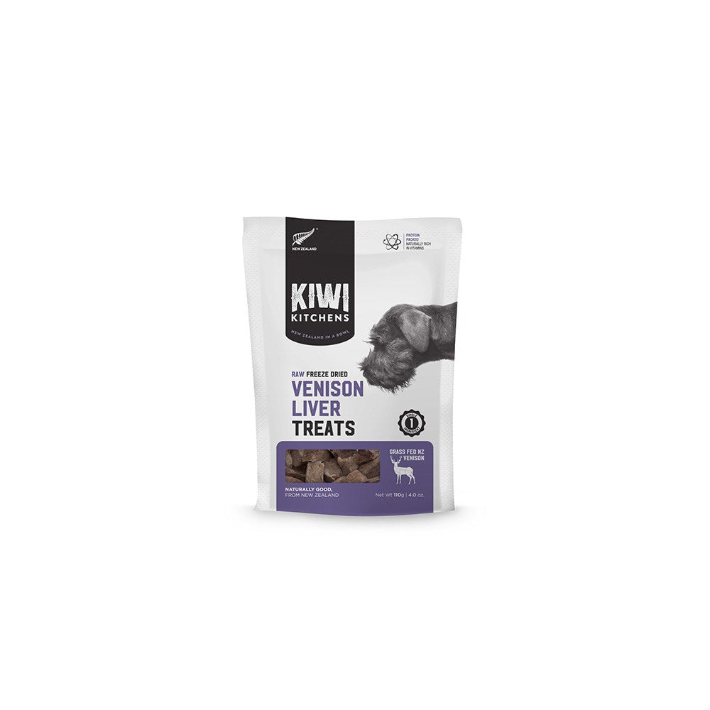 KIWI KITCHENS Venison Liver Freeze Dried Dog Treats 110g Dog Treats
