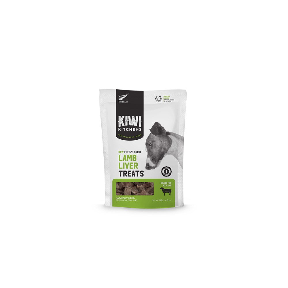 KIWI KITCHENS Lamb Liver Freeze Dried Dog Treats 110g