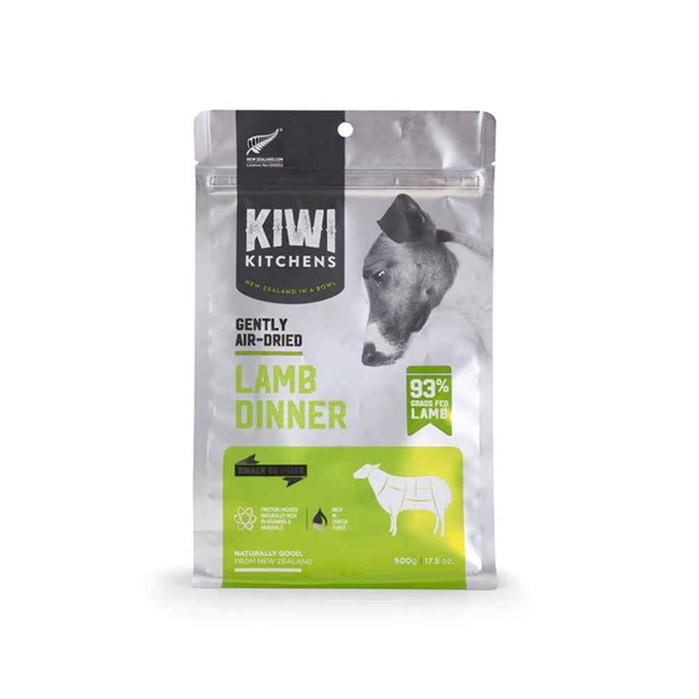 KIWI KITCHENS Lamb Dinner Air Dried Dog Food 500g