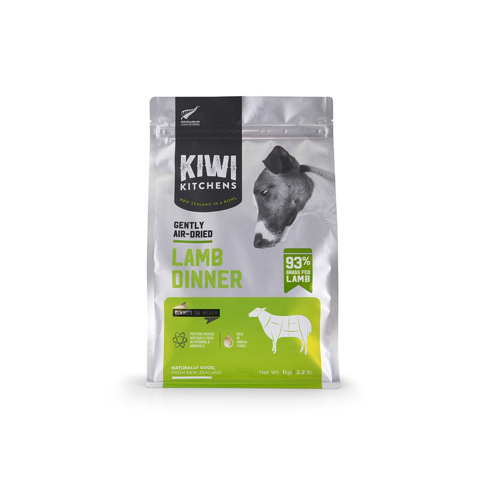 KIWI KITCHENS Lamb Dinner Air-Dried Dog Food 1kg