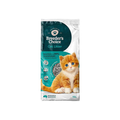 BREEDERS CHOICE Paper Cat Litter 15L