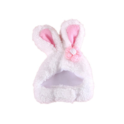 Flower Rabbit Ears Hat For Cat (28-35cm)