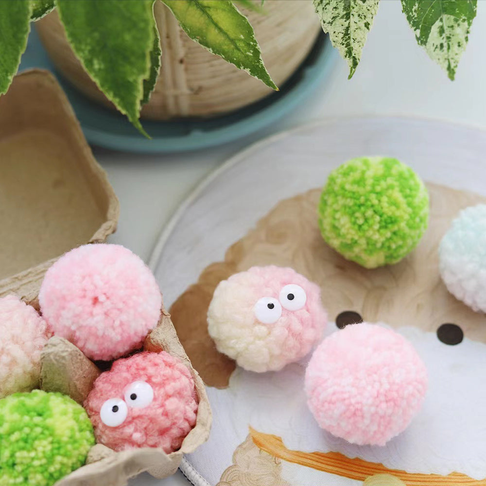 Eco-friendly Cardboard Box Packaging with Built-in Bells Pet Plush Toys