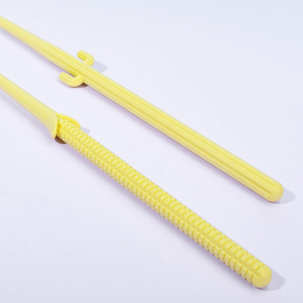 Corn Long Pole Feather Cat Teaser Yellow