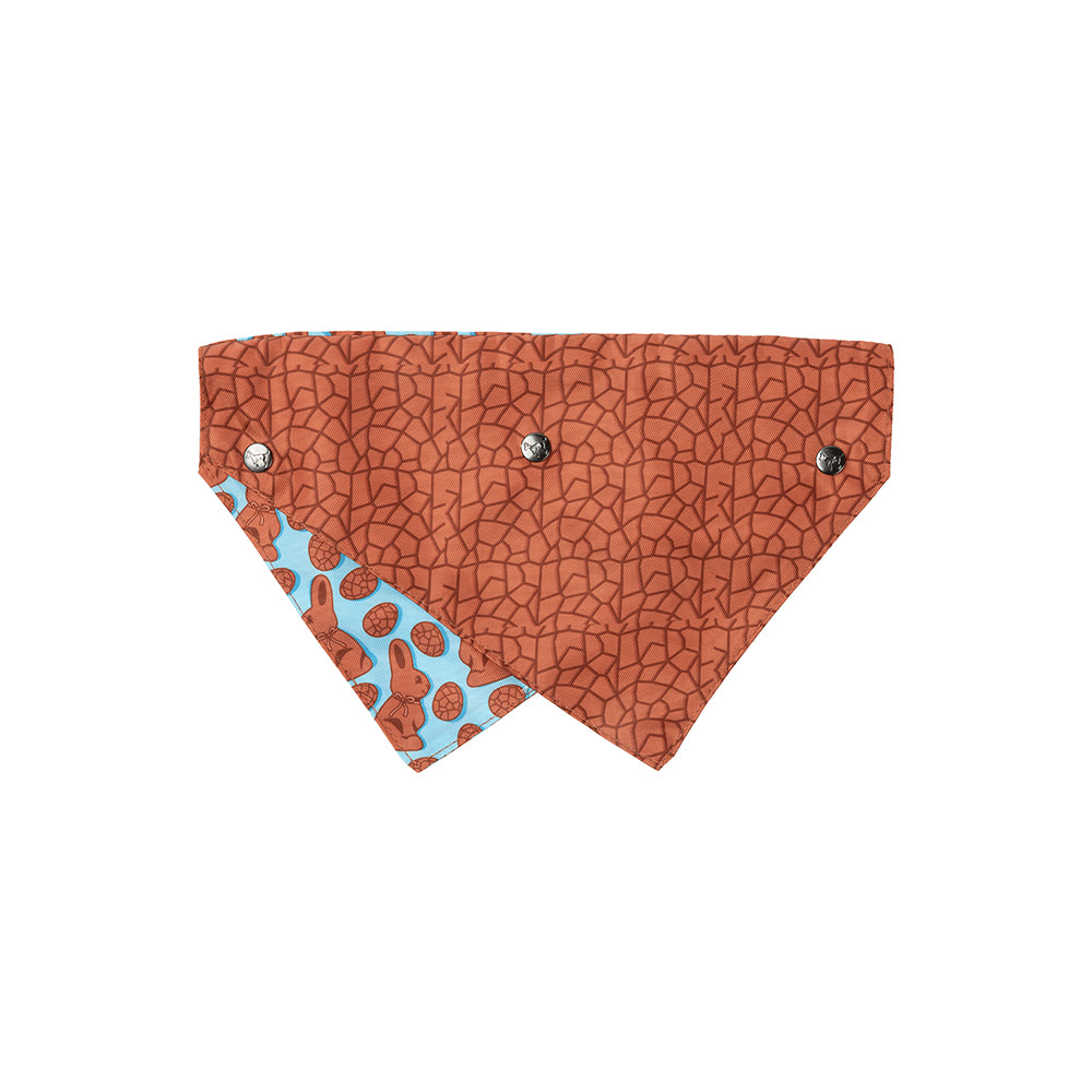 FUZZYARD Chocolate Bunny Bandana for Small & Medium Dogs