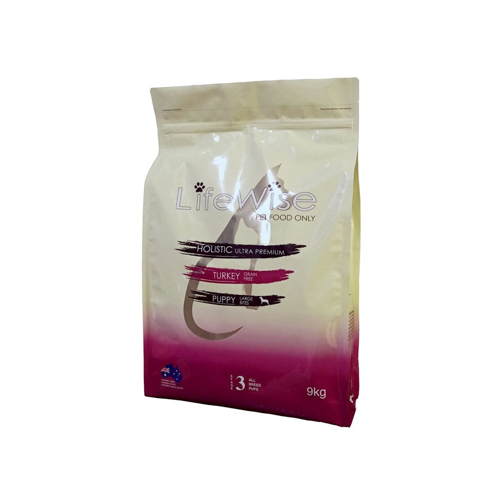 LIFEWISE Stage 3 Turkey Large Bites Puppy Dry Dog Food