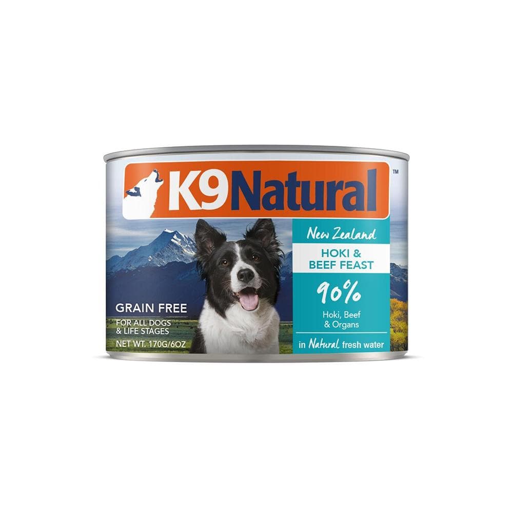 【EXP-11/01/2026】K9 NATURAL Beef & Hoki Feast Canned Dog Food 170G