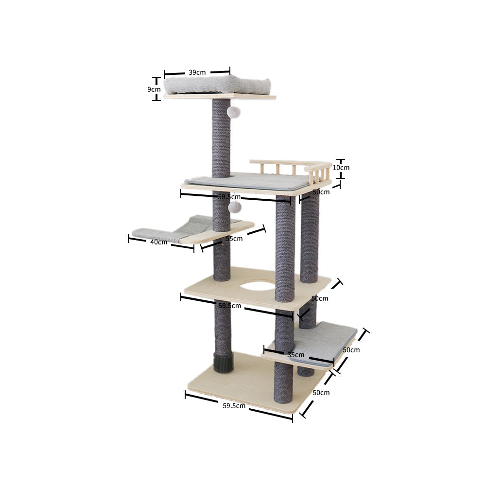 CATIO Multi-level Platforms Cat Climbing Tree
