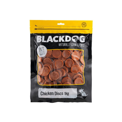 BLACKDOG Chicken Discs Dry Dog Treats 1kg