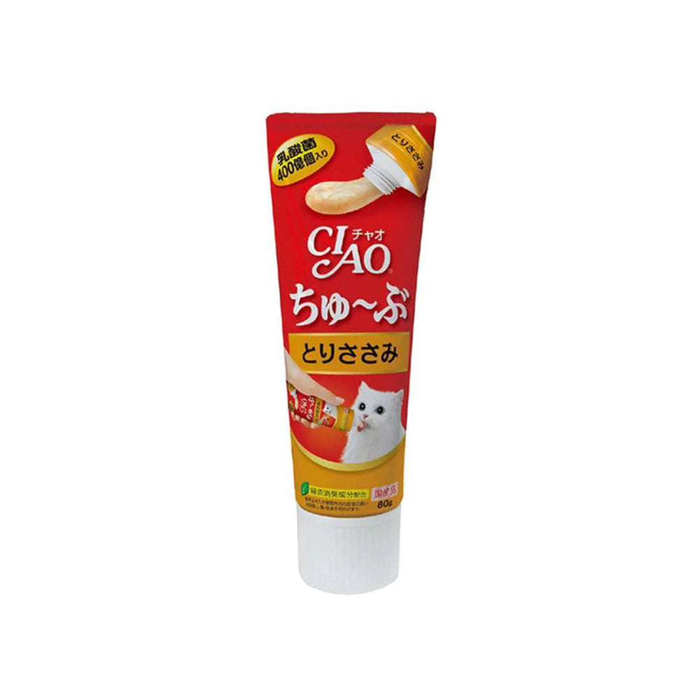 CIAO Chicken Recipe Paste Wet Cat Treats 80g
