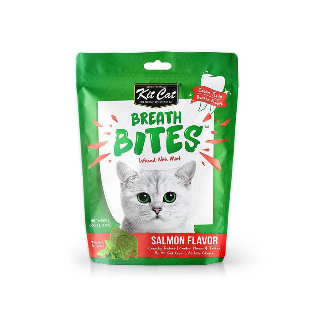 KIT CAT Breath Bites Salmon Cat Treats 60g