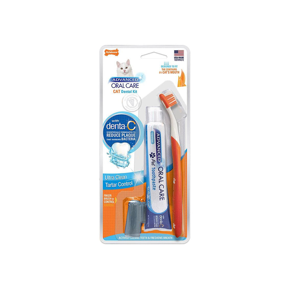 NYLABONE Advanced Oral Care Cat Dental Kit