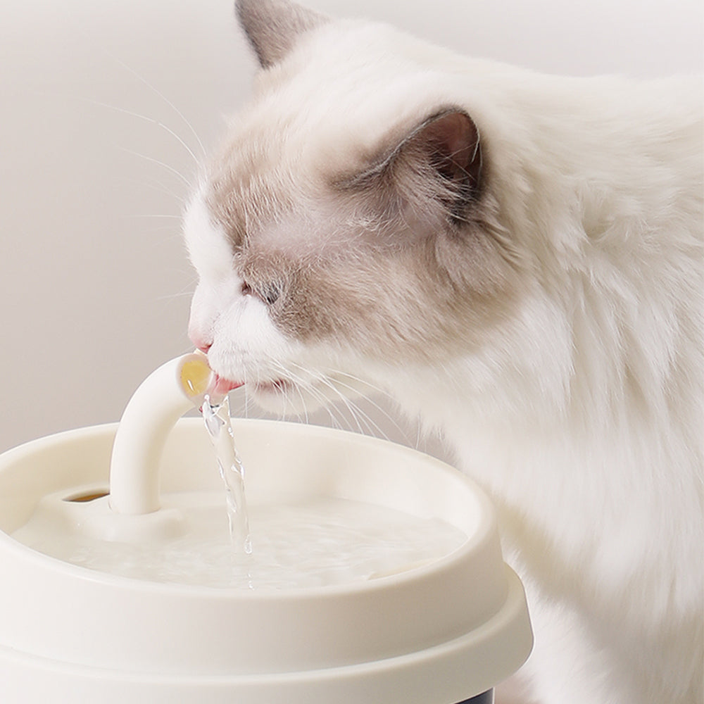 PAKEWAY Yellow Pet Drinking Fountain With Protection Function 1.8L