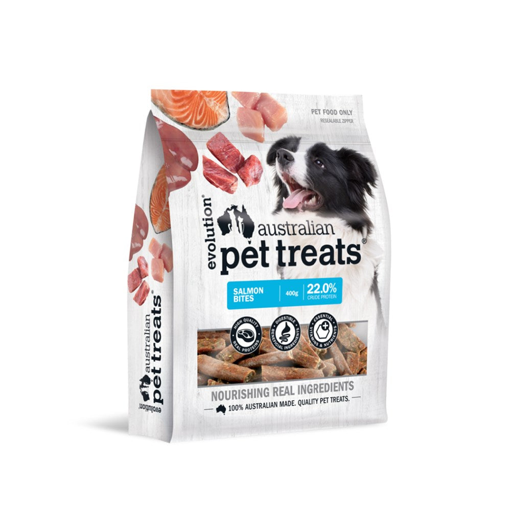 EVOLUTION Australian Pet Treats Salmon Bites 400g
