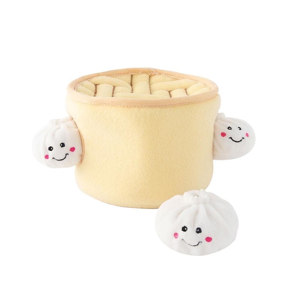 ZIPPY PAWS Steamed Stuffed Bun Dog Plush Toy