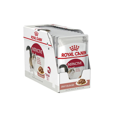 ROYAL CANIN Instinctive Gravy Adult Wet Cat Food 85g x 12