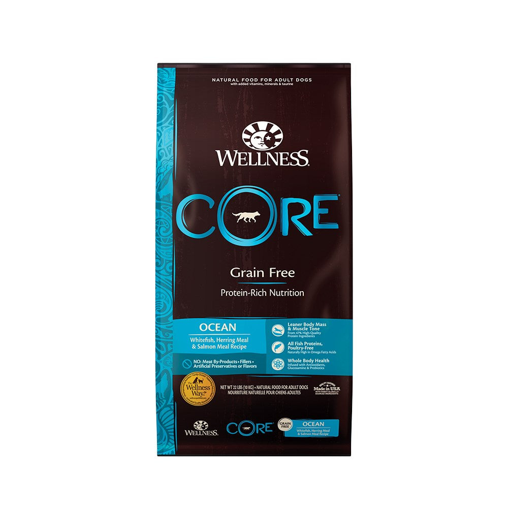 wellness core balance nutrition grain free ocean fish dry dog food