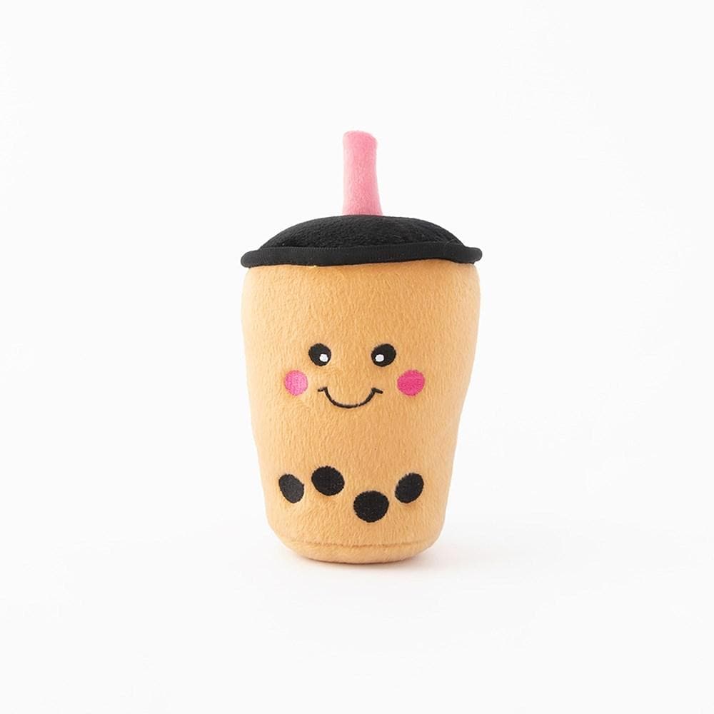 ZIPPY PAWS Boba Milk Tea Dog Plush Toy