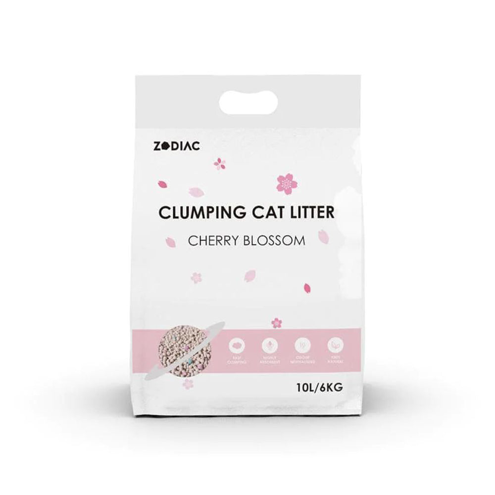ZODIAC Cherry Blossom Clumping Cat Litter 6kg