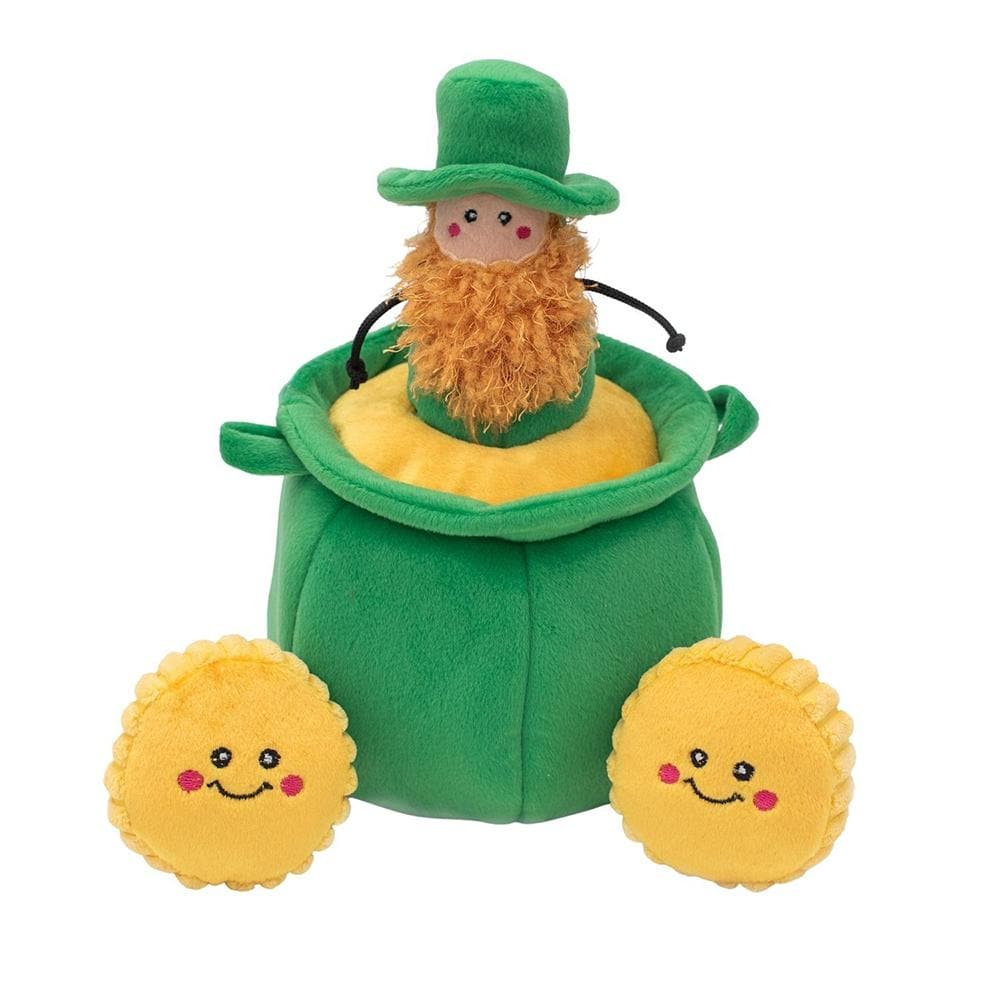 ZIPPY PAWS Pot of Gold Dog Plush Toy