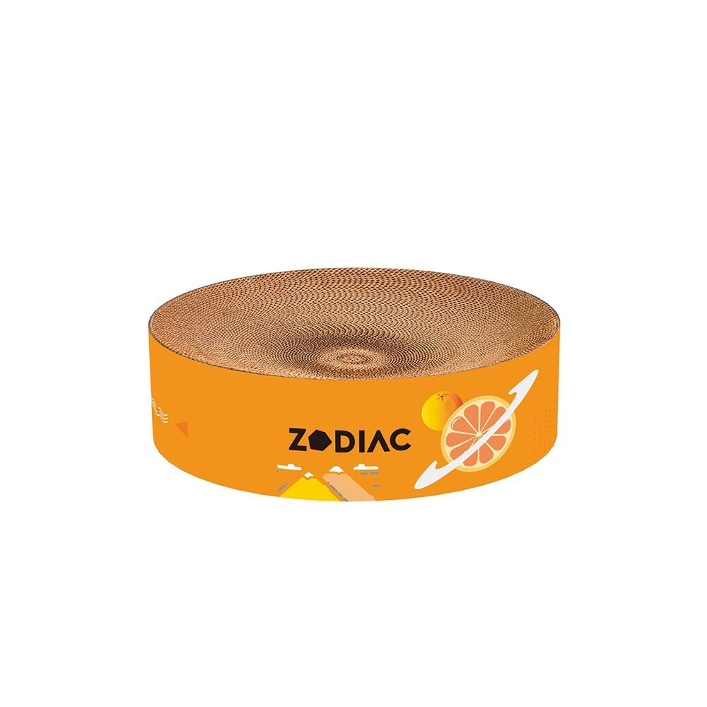 ZODIAC Orange Round Cat Scratchers 40x40x10cm