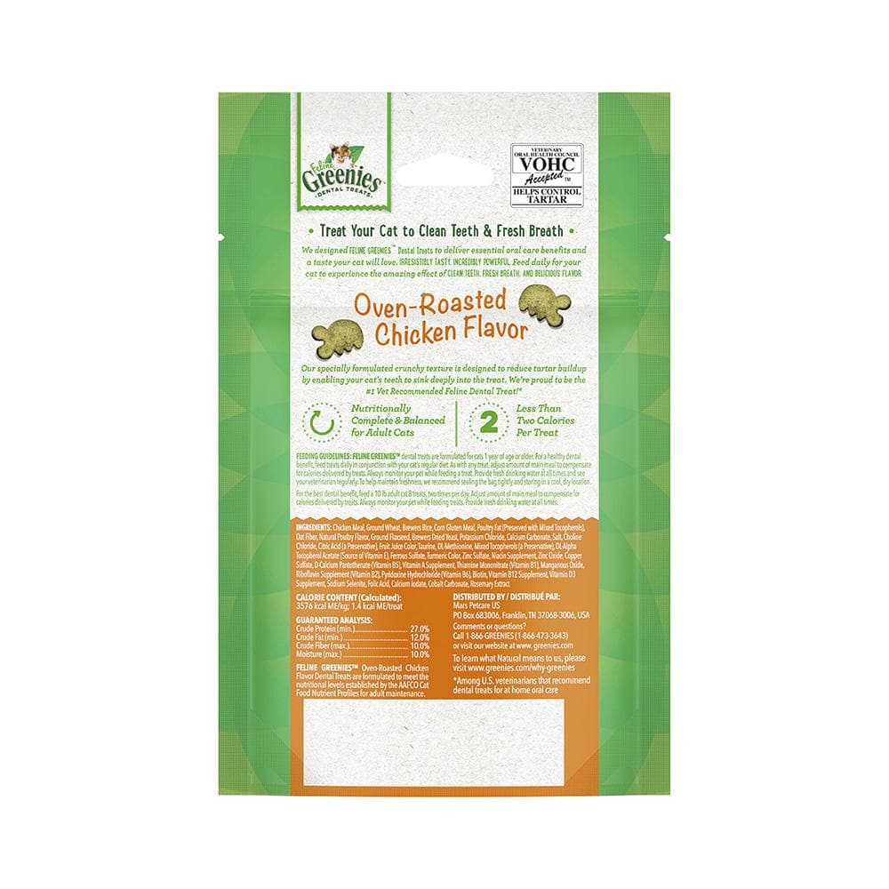 GREENIES Chicken Feline Dental Treats 60g