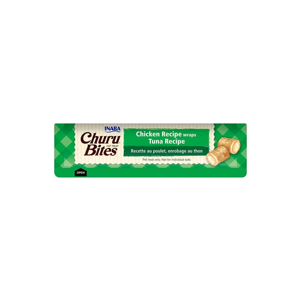 INABA Dog Churu Bites Chicken Recipe Wraps Chicken With Tuna Recipe 12g x 8 pcs - Petso Online