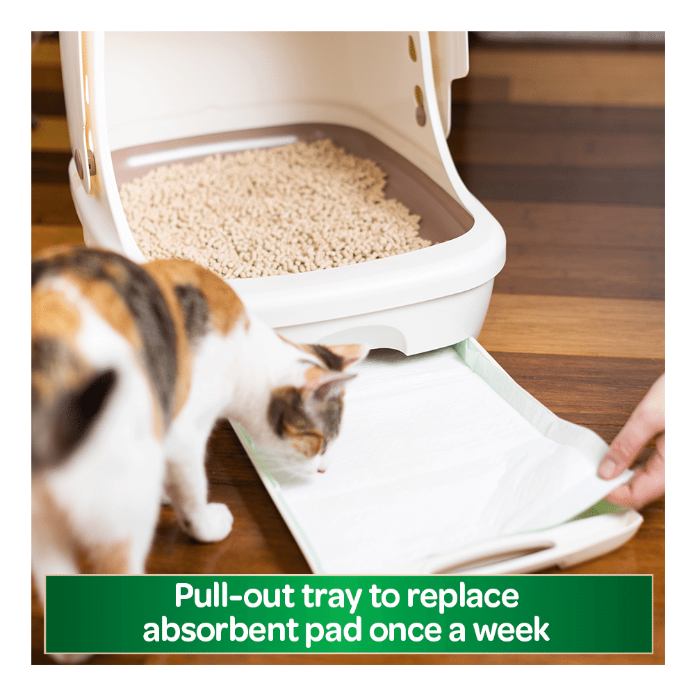 EZI-LOCKODOUR Dual Layer Hooded System Cat Litter Box