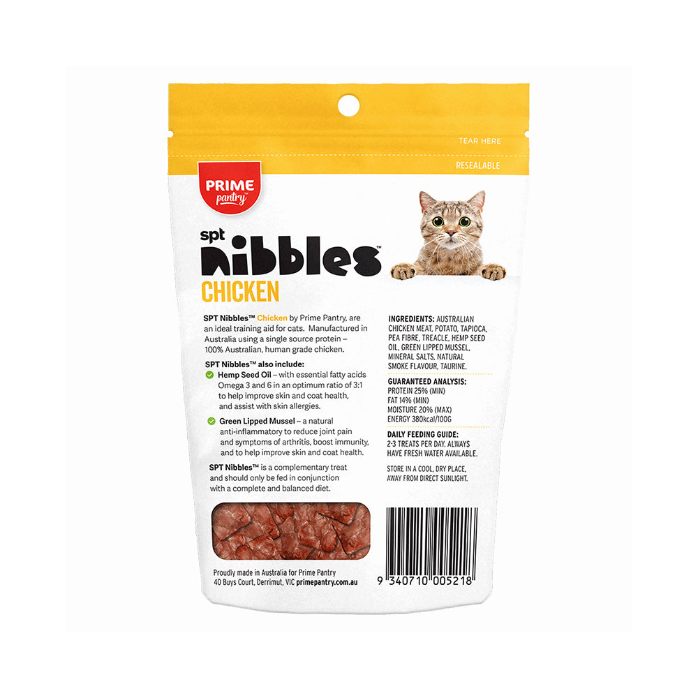 PRIME100 Pantry Nibbles Chicken Cat Treats 40g
