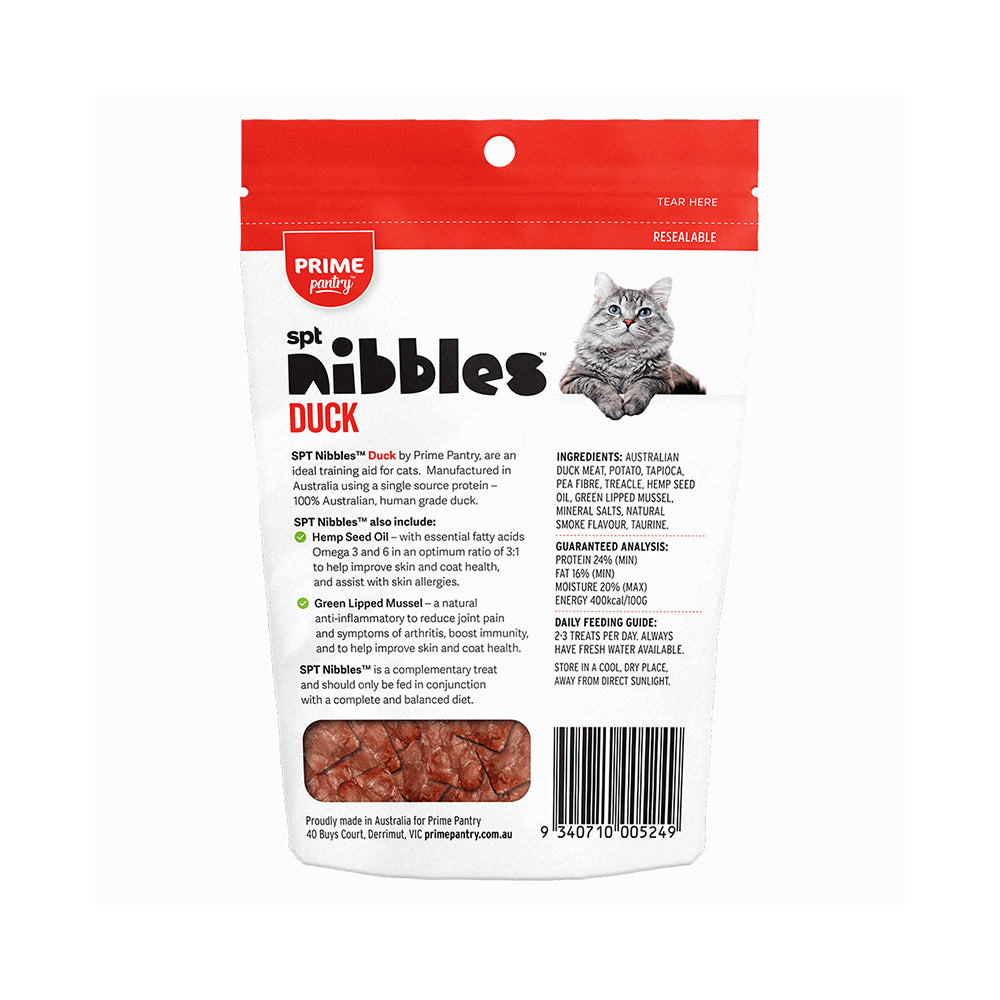 PRIME100 Pantry Nibbles Duck Cat Treats 40g