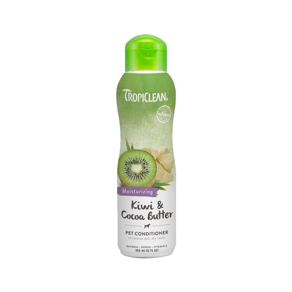 TROPICLEAN Kiwi & Cocoa Butter Moisturizing Conditioner For Dogs & Cats 355ml