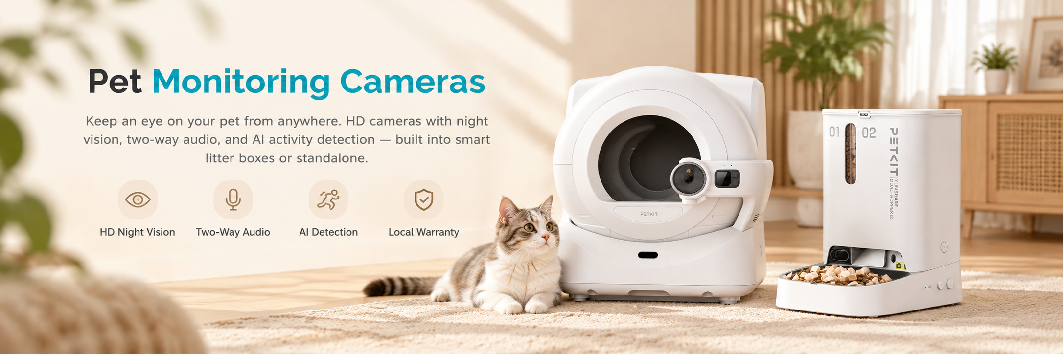 Smart Pet Monitoring Cameras