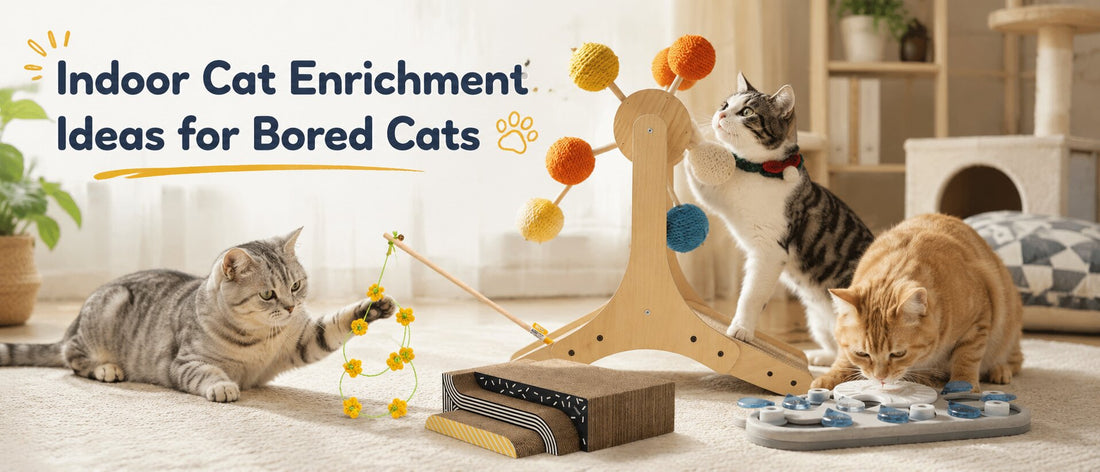 Indoor Cat Enrichment Ideas for Bored Cats