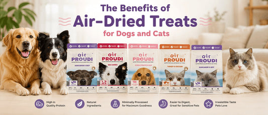 The Benefits of Air-Dried Treats for Dogs and Cats
