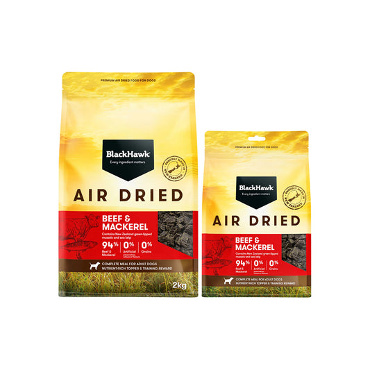 BLACK HAWK Beef & Fish Air Dried Dog Food