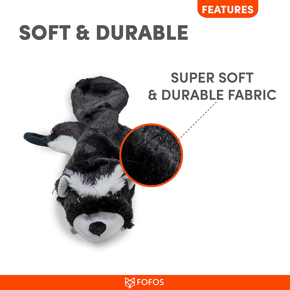 FOFOS Skunk Skinneez Stuffless Crinkle Dog Toy