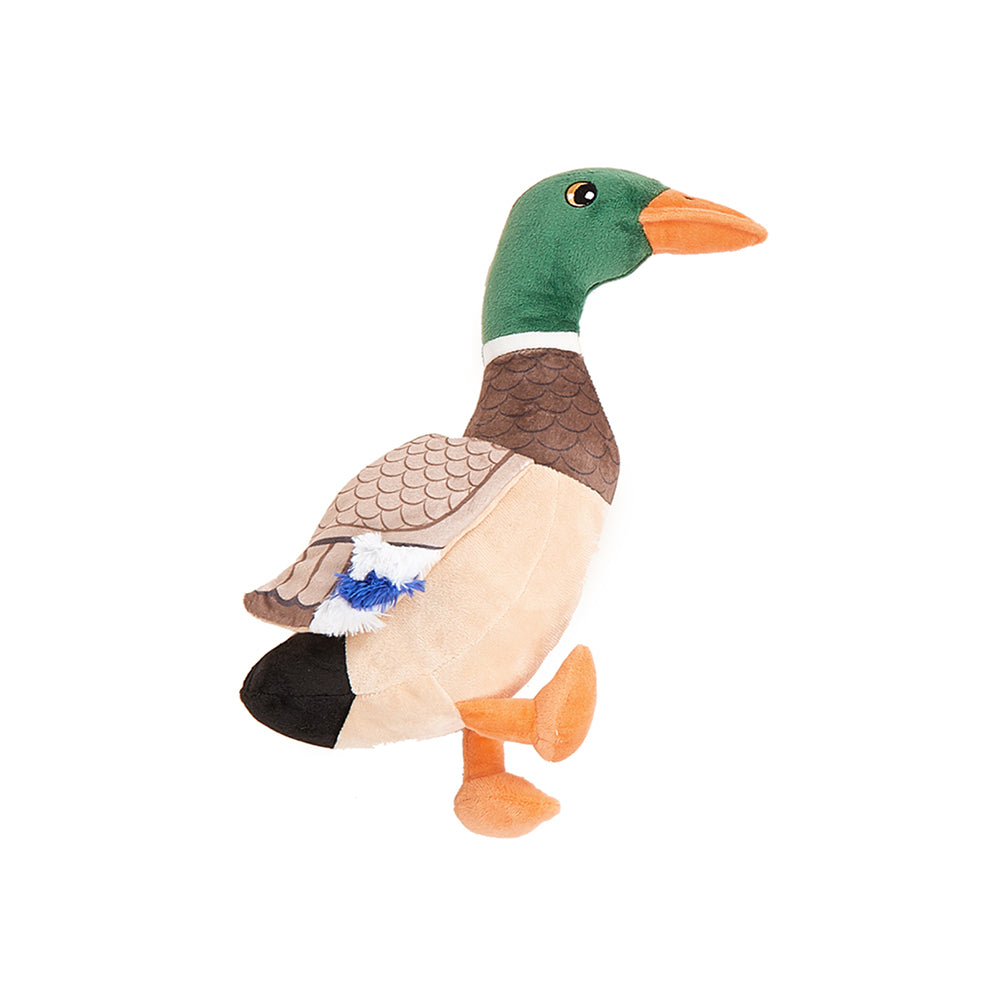 FOFOS Wild Duck Plush Squeaky Dog Toy