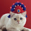 Red Peking Opera New Year Pet Hat