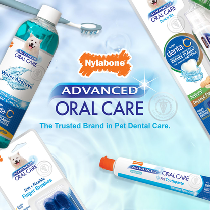 NYLABONE Advanced Oral Care Natural Dog Toothpaste Peanut Flavour 70g