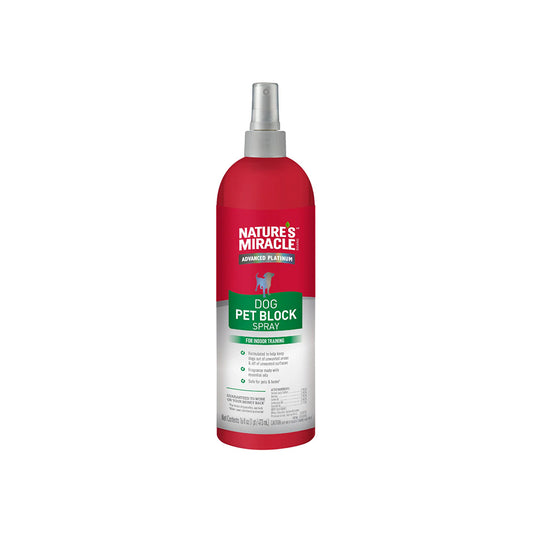 NATURE'S MIRACLE Dog Advanced Platinum Pet Block Repellent Spray 473ml
