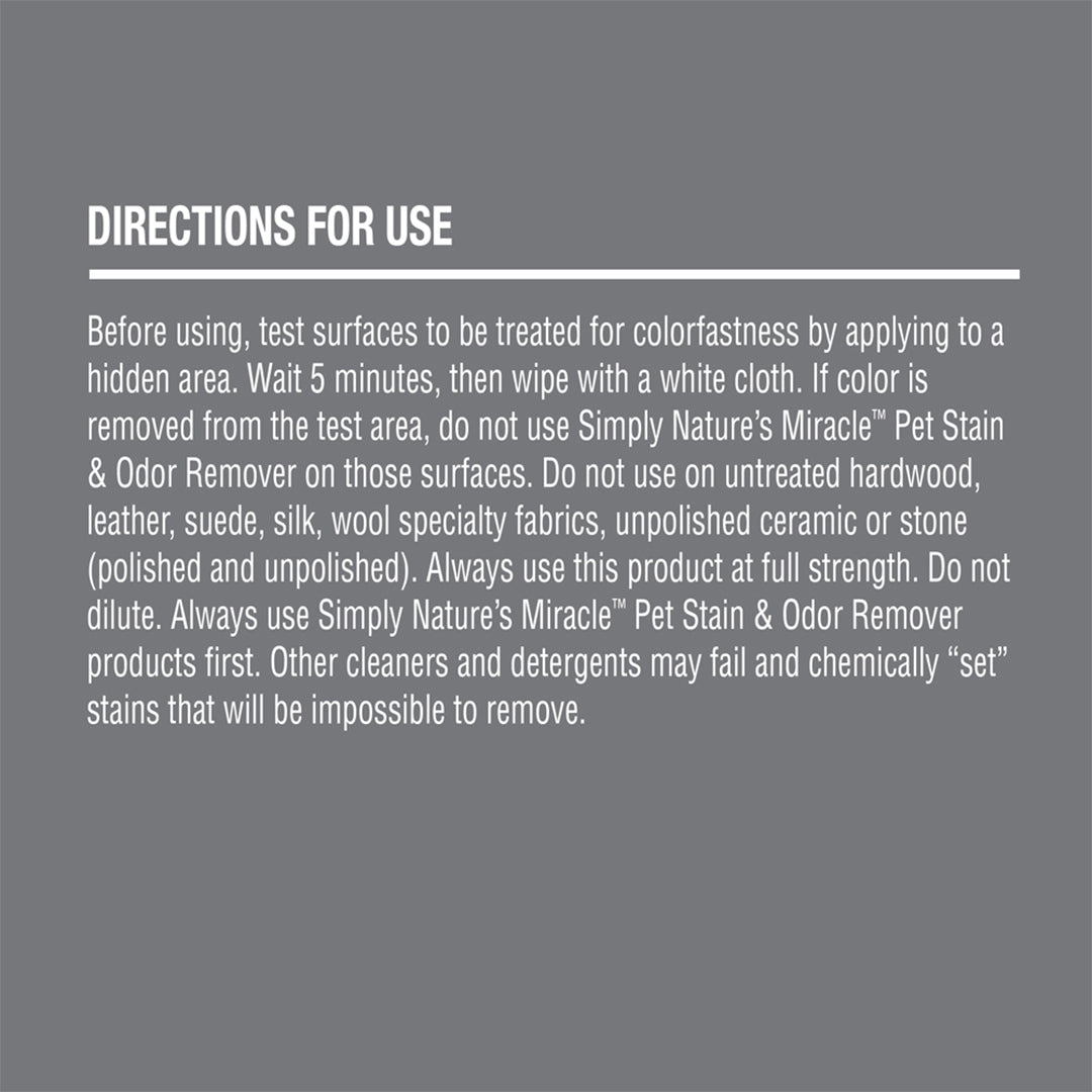 NATURE’S MIRACLE Simply Pet Stain & Odour Remover Bio Enzymatic Spray